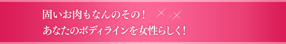 固いお肉もなんのその！あなたのボディラインを女性らしく！