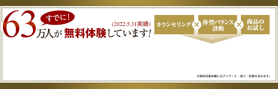 すでに63万人が無料体験しています！