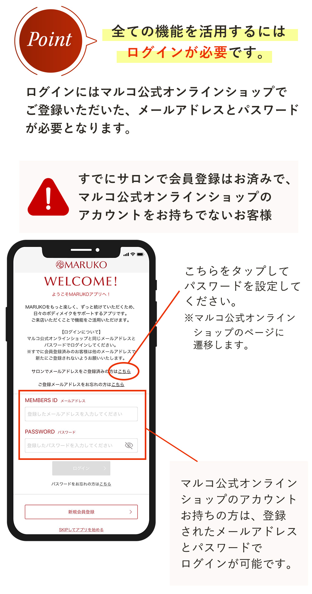 ログイン方法