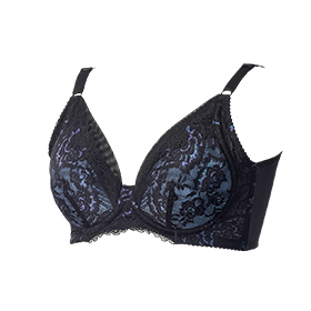 フルカップショートブラジャー(Etervely Black エターヴェリーブラック)