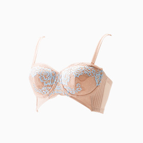 1/2カップショートブラジャー(rose ロゼ)