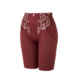 【美品】マルコ 補正下着ロングガードルL-70リベルディーニュ グリーン黒 MARUKO補正下着ロングガードル マキジェリーク スタイルアップロング