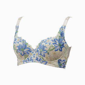 3/4カップショートブラジャー(Felitte Ivory フェリットアイボリー)