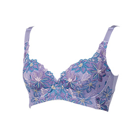 3/4カップショートブラジャー(Felitte light purple フェリットライトパープル【限定】)