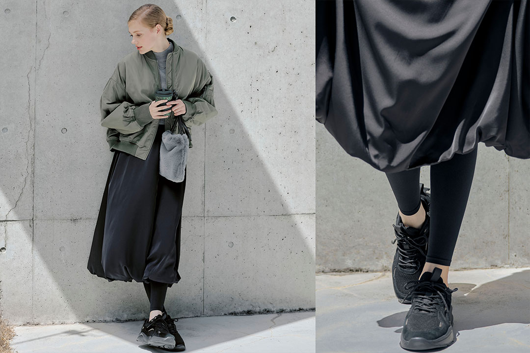 裏起毛美脚レギンス